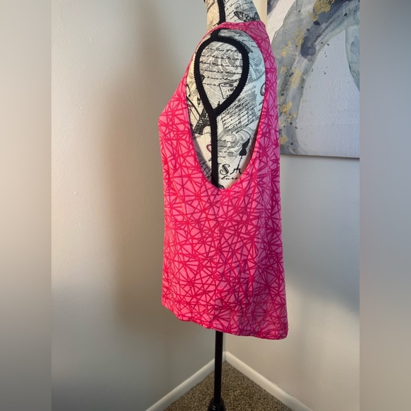 BCG Pink Geometric Pink Sleeveless Athletic TankTop Size Medium - Picture 4 of 8